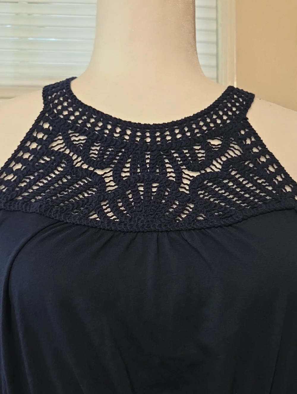 NWT Maurices Lacy Dress Tank Top Womens Small